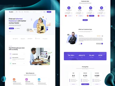 Freelancer platform web design design graphic design ui ux web design website