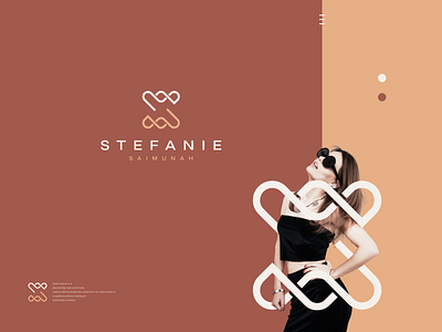 Stefanie Saimunah beautiful beauty branding character design graphic design icon logo luxury slogo symbol vector women