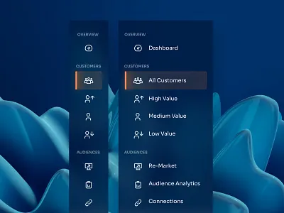 Sidebar Navigation for Dashboard analytics dashboard enterprise figma navigation sidebar ui uidesign ux uxdesign