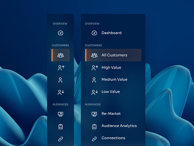 Sidebar Navigation for Dashboard analytics dashboard enterprise figma navigation sidebar ui uidesign ux uxdesign