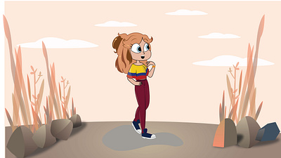 Character Animation scene motion graphics