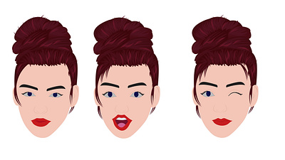 Character's face expressions illustration illustration art
