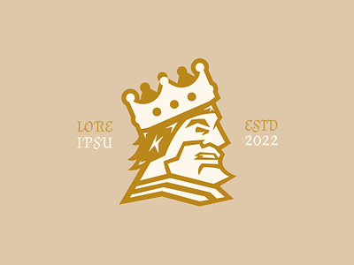 Royal King Logo branding branding logo castle chess crown gambit king knight lush mascot design mascot logo queen royal vector