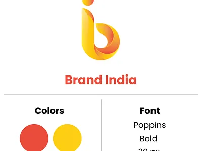 Logo for Brand India graphic design logo