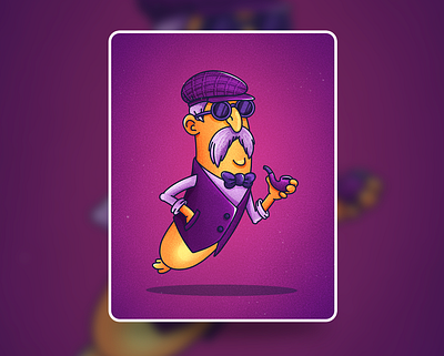 Sausage Detective art cartoon character crypto cryptoart ethereum illustration nft nftart nftartist nftcommunity nfteth nftillustration nftproject procreate sausage