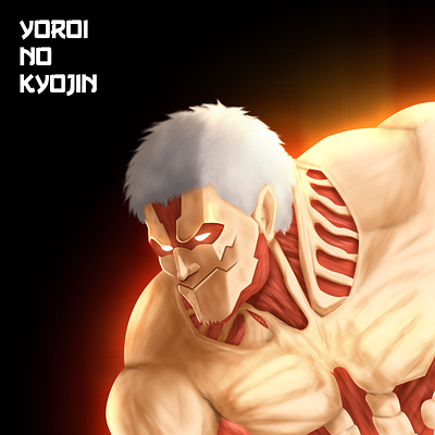 Armored Titan armor design digital art inktober