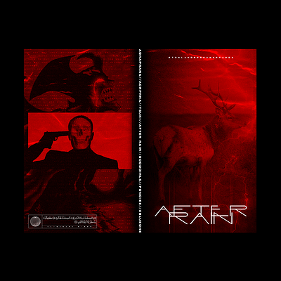 AFTER RAIN album cover apparel book branding design graphic design notebook
