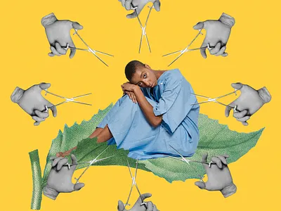 Liberated Body Collage 1 art direction branding collage design feminism graphic design