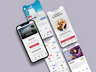 Sticky Mobile | Best Selling Mobile Kit & PWA - App Template app app ui colorful design design food app food app design food website grocery app ios mobile mobile app design modern app modern design multipurpose mobile app template pwa restaurant app restaurant app template sidebar template ui