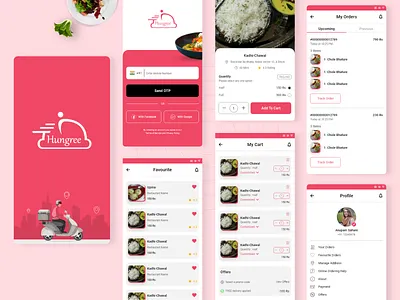 Food Delivery App app design icon illustration logo