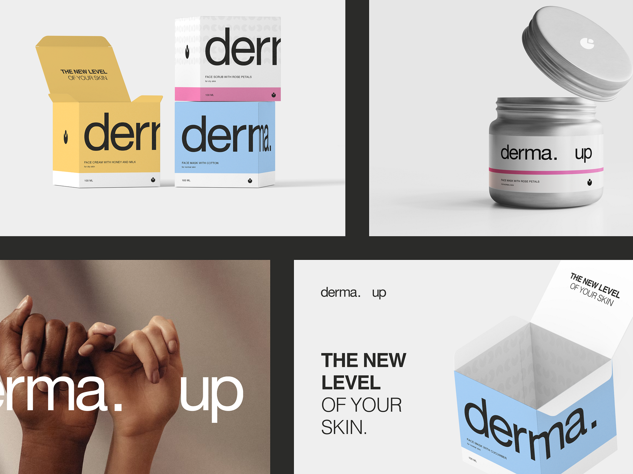 derma.up - Brand Identity for Skincare Products by Outcrowd on Dribbble