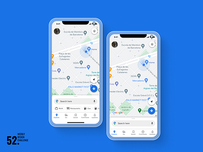 Design week 4 google map map maps mobile application native apps native mobile application search search ux ui ux uxui visual design