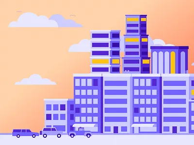 Build cities for your UX design projects branding design illustration illustration design illustrations illustrations／ui illustrator logo ui ux