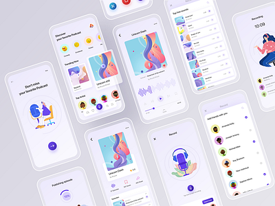 Podcast Mobile App Design