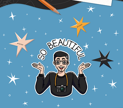So beautiful! animation art character design digital art illustration sticker sticker pack stickersfortelegram telegram