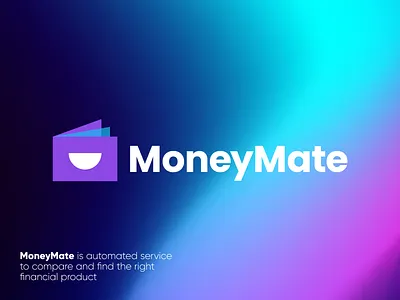 MoneyMate - Approved Logo Design app logo icon brand assets brand identity branding branding studio branding team design finance financial fintech logo logo design mate media tech digital money overlay smile wallet