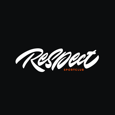 Respect branding calligraphy design handlettering lettering logo typography