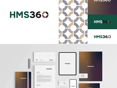 HMS360 Logo and Branding Design branding design icon logo logo design typography vector