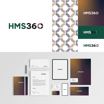 HMS360 Logo and Branding Design branding design icon logo logo design typography vector