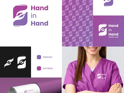 Hand in Hand Logo and Branding branding design icon logo logo design typography vector