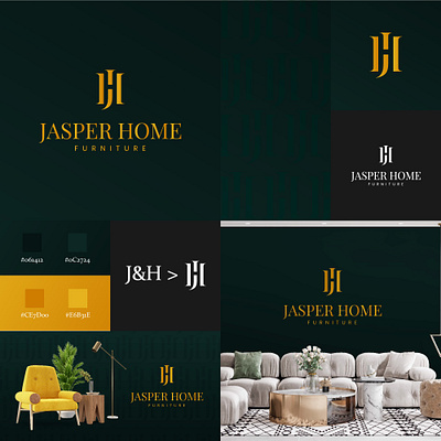 Jasper Home Logo and Branding Design branding design icon logo logo design typography vector