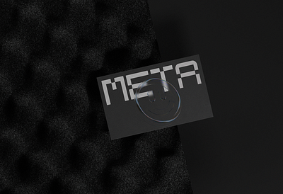 Black_Meta branding design logo typography