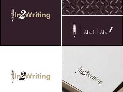 In2Writing Logo and Branding Design branding design icon logo logo design typography vector