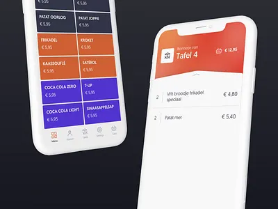 UI Design Order Application branding dashboard design graphic design illustration logo typography ui ux vector