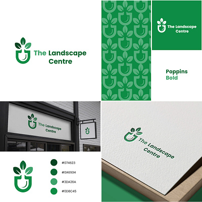 The Landscape Centre Logo and Branding Design branding design icon logo logo design typography vector