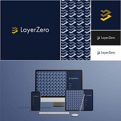 LayerZero Logo and Branding Design branding design icon logo logo design typography vector