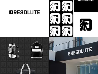 Resolute Logo and Branding Design branding design icon logo logo design typography vector