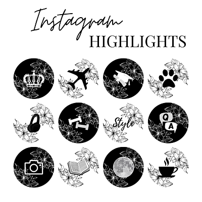 Instgaram Highlights branding graphic design highlights instagram marca social media