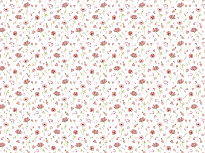 Vintage romantic watercolor patterns floral print flower print illustration seamless patter textile valentines day vintage botanical patterns watercolor watercolor pattern