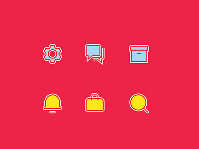 Icons branding illustration logo