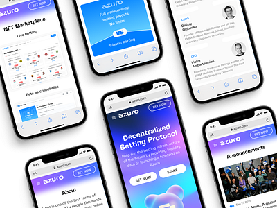 Azuro: Main Mobile azuro betting bitcoin blockchain crypto cryptocurencies investing marketplace nft operators sportsbook