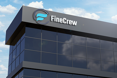 FineCrew Logo animation art branding creativity design graphic design illustration logo logo design mockups mydesign new design photoshop tranding logo ui vector