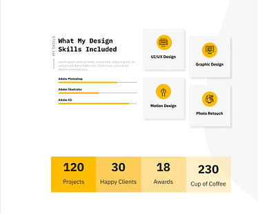 Personal website design - part 3 design ui website