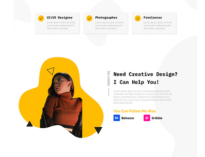 Personal website design - part 2 personal personal website ui website