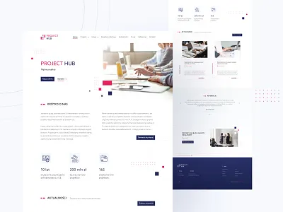 📂 Project Hub - Website finances financing landing page layout ui web website www