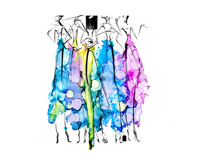 fashion illustration abstract design fashion illustration stylization watercolor