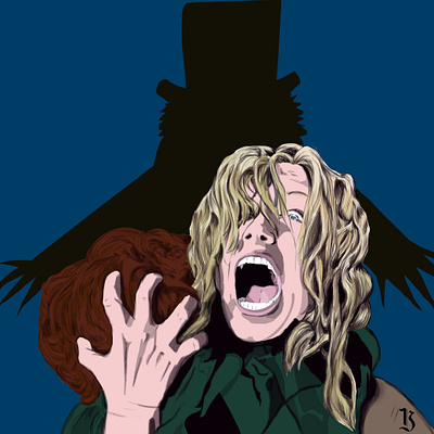 The Babadook digital illustration illustration portrait sketchbook