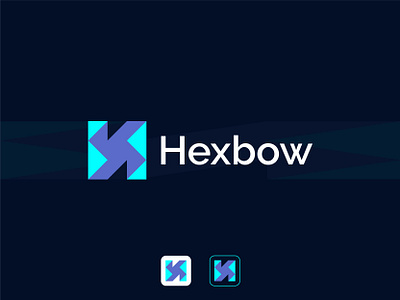 Modern H Letter Geometric Abstract Logo abstract logo brand identity branding coding construction business developer digital wallet finance fintech geometric logo h letter logo h logo h mark investment modern logo real estate logo software tech industry tech logo technology