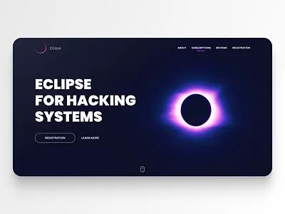 Ellipse branding design minimal ui