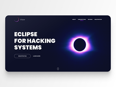 Ellipse branding design minimal ui