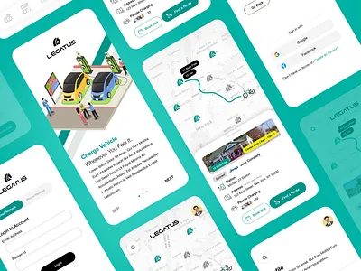 EV Charging App 3d app app design application boarding branding car charging color colour design graphic design illustration landing page logo motion graphics typography ui ux website