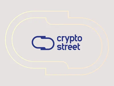 cryptostreet blockchain crypto font graphic design icon logo logotype mark modern word