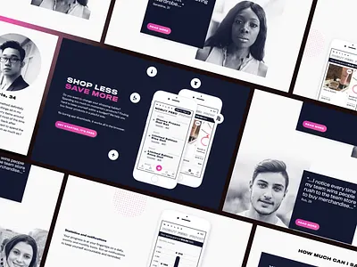 WSTLSS - Sustainability app app design landing page sustainability ui ux website