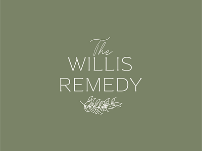 The Willis Remedy - Brand Identity branding color palette design graphic design illustration logo typography vector