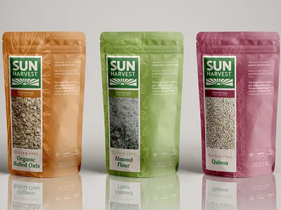 Sun Harvest Packaging Designs design graphic design package packaging packaging design