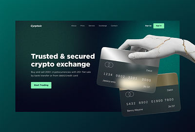 Crypto currency website UI crypto figma hero design ui uiux web design